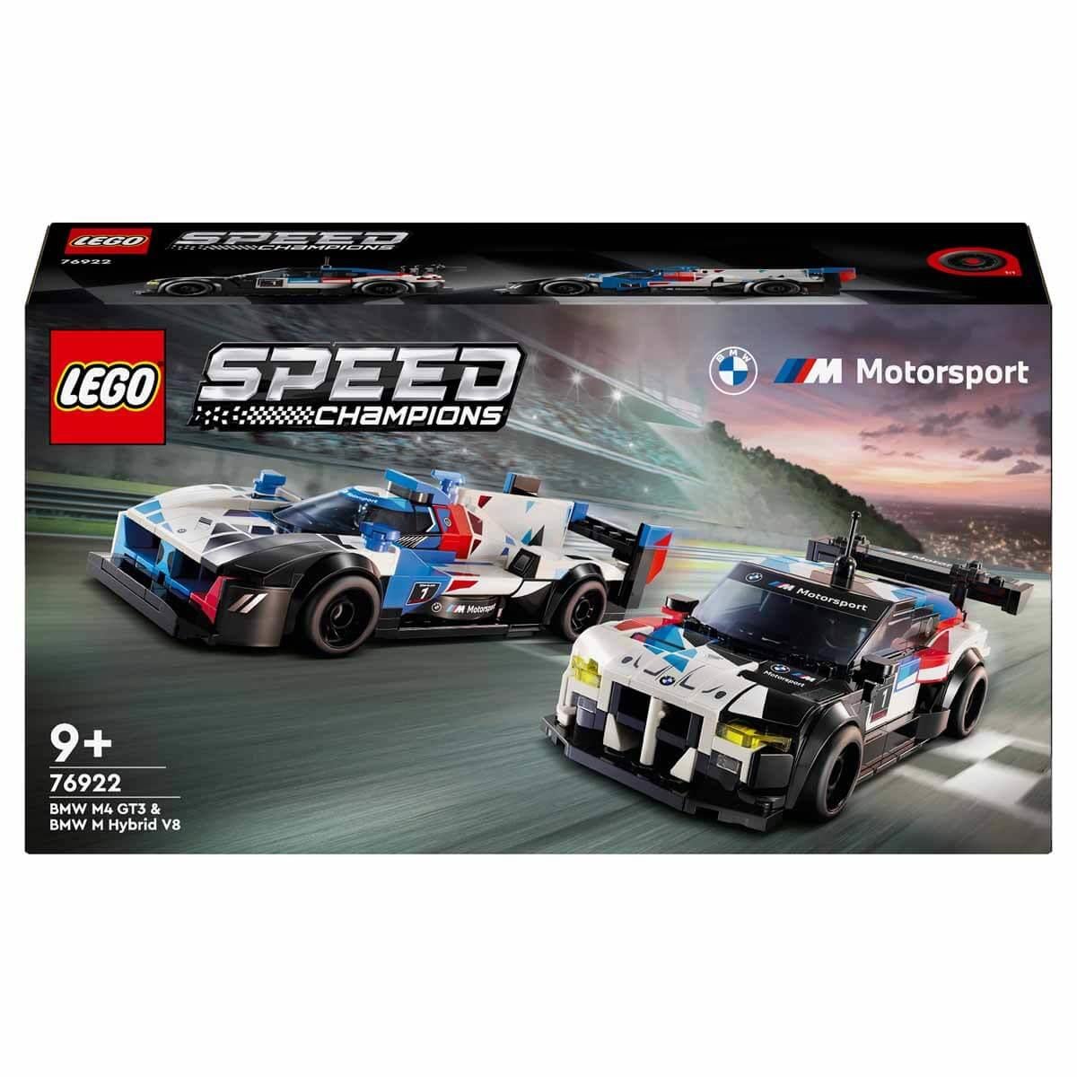 LEGO Speed Champions BMW M4 GT3 ve BMW M Hybrid V8 Yarış Arabaları 76922 Lego LSR76922