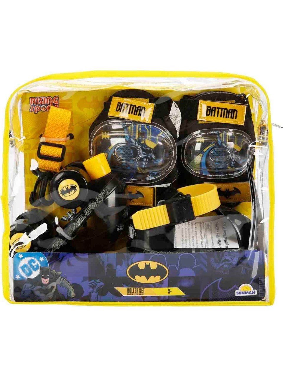Sunman Rising Sports Batman Çantalı 4 Tekerlekli Ayarlanabilir Paten Seti 25-31 Sunman S01006424