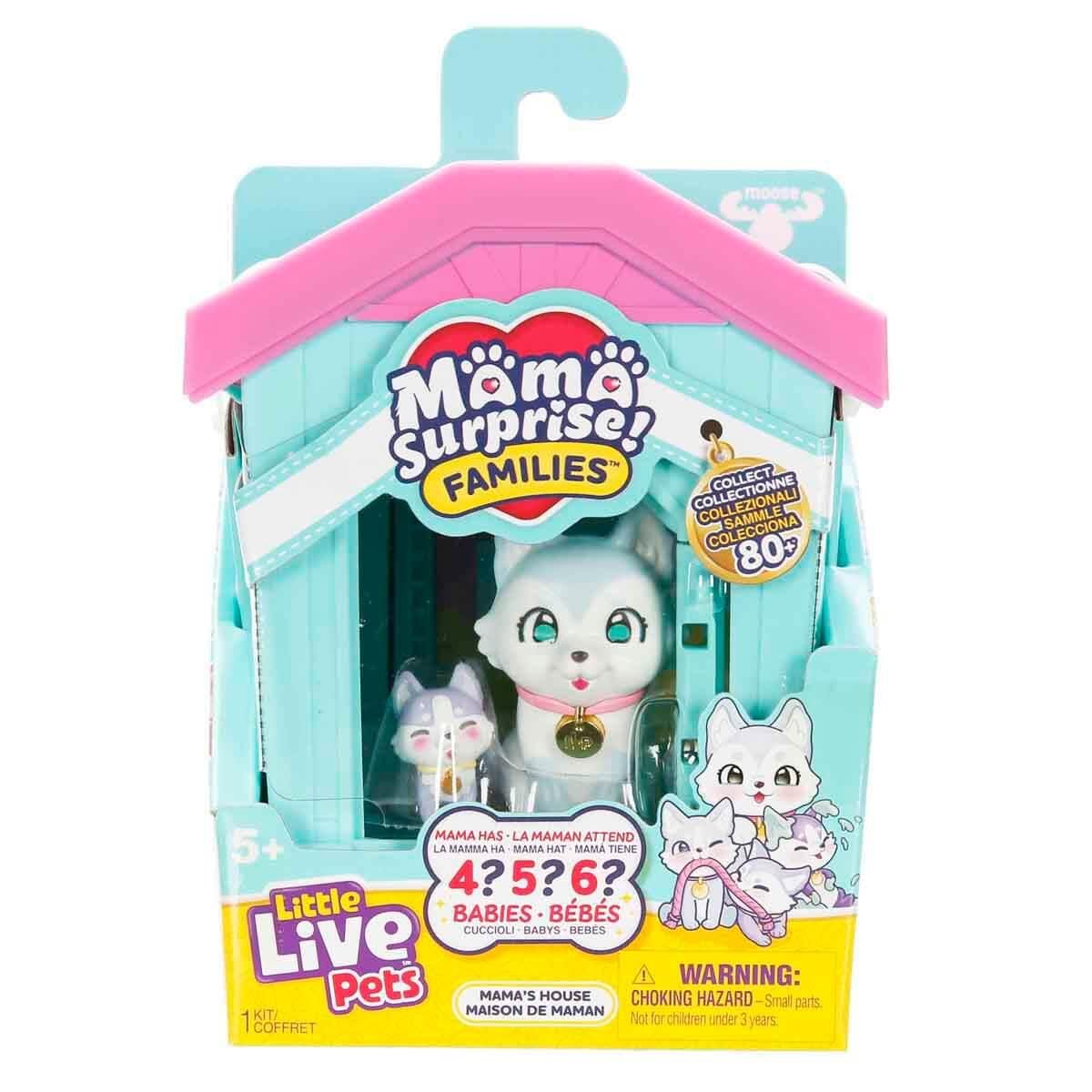 LITTLE LIVE PETS LIVE PETS MAMA SURPRISE FAMILIES HOUSE WITH HUSKY LP306000 Diğer LP306000 H