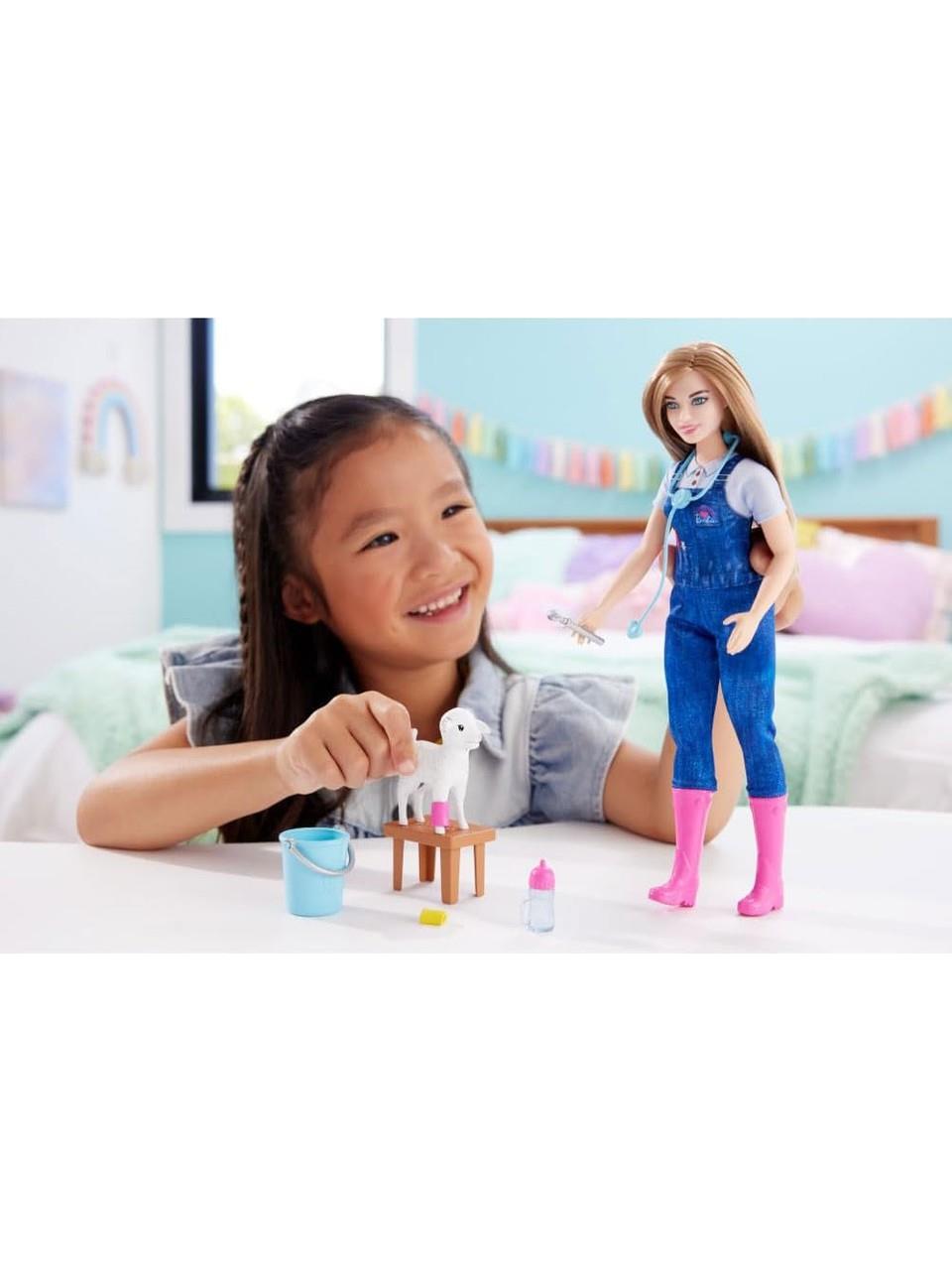 Barbie 65. Yıl Deluxe Kariyer Bebekleri Veteriner HRG42 Barbie HRG42