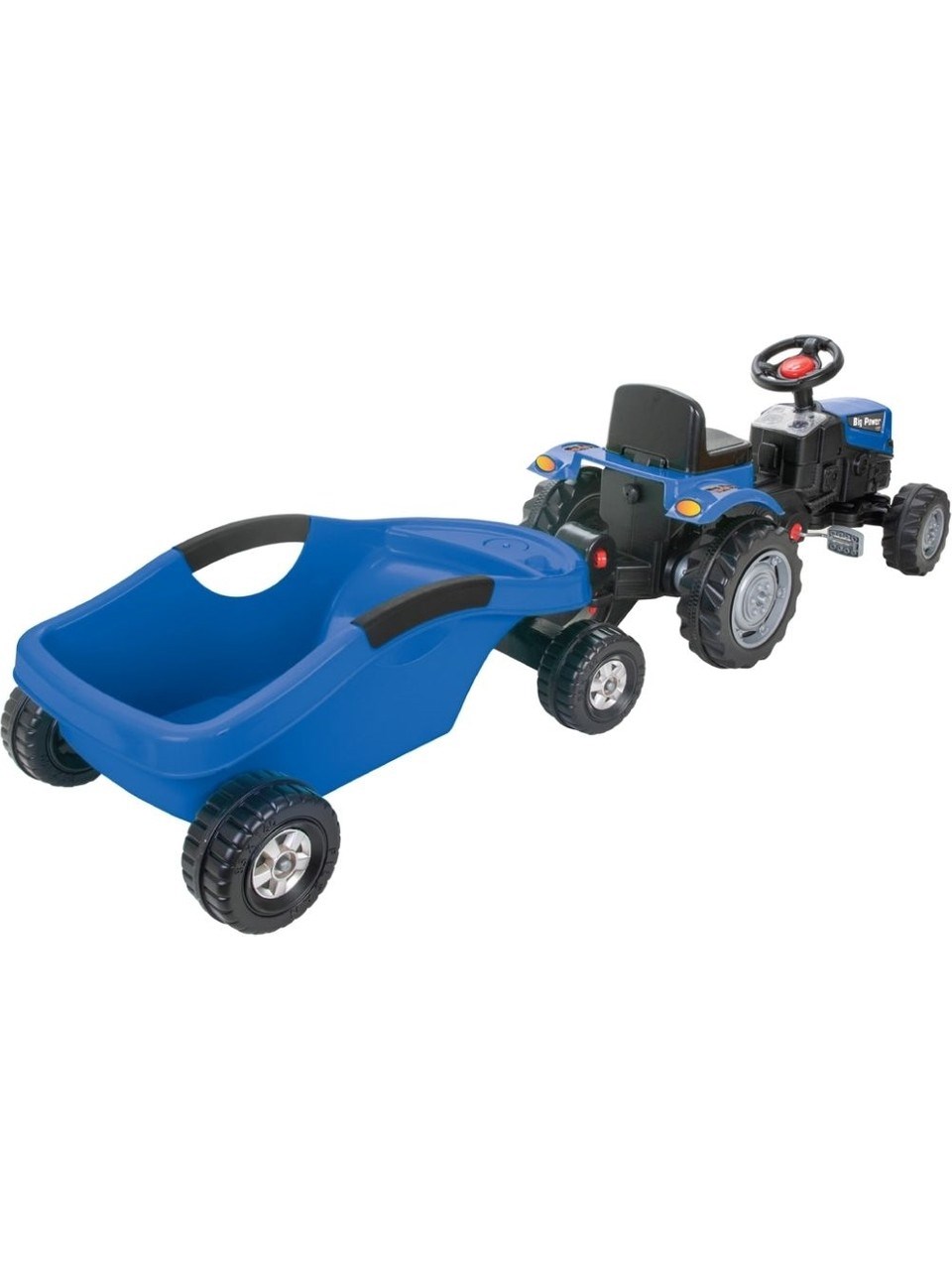 PILSAN POWER PEDALLI BIG TROLLEY TRAKTOR MAVI 07 320 Diğer PLS 07 320 M