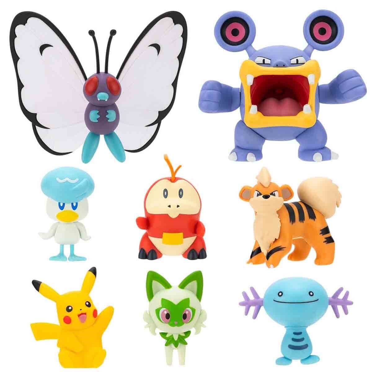 Pokémon Battle Multi Paket 8'li Figür Seti PKW2542 B-PKW4100 Pokemon PKW4100