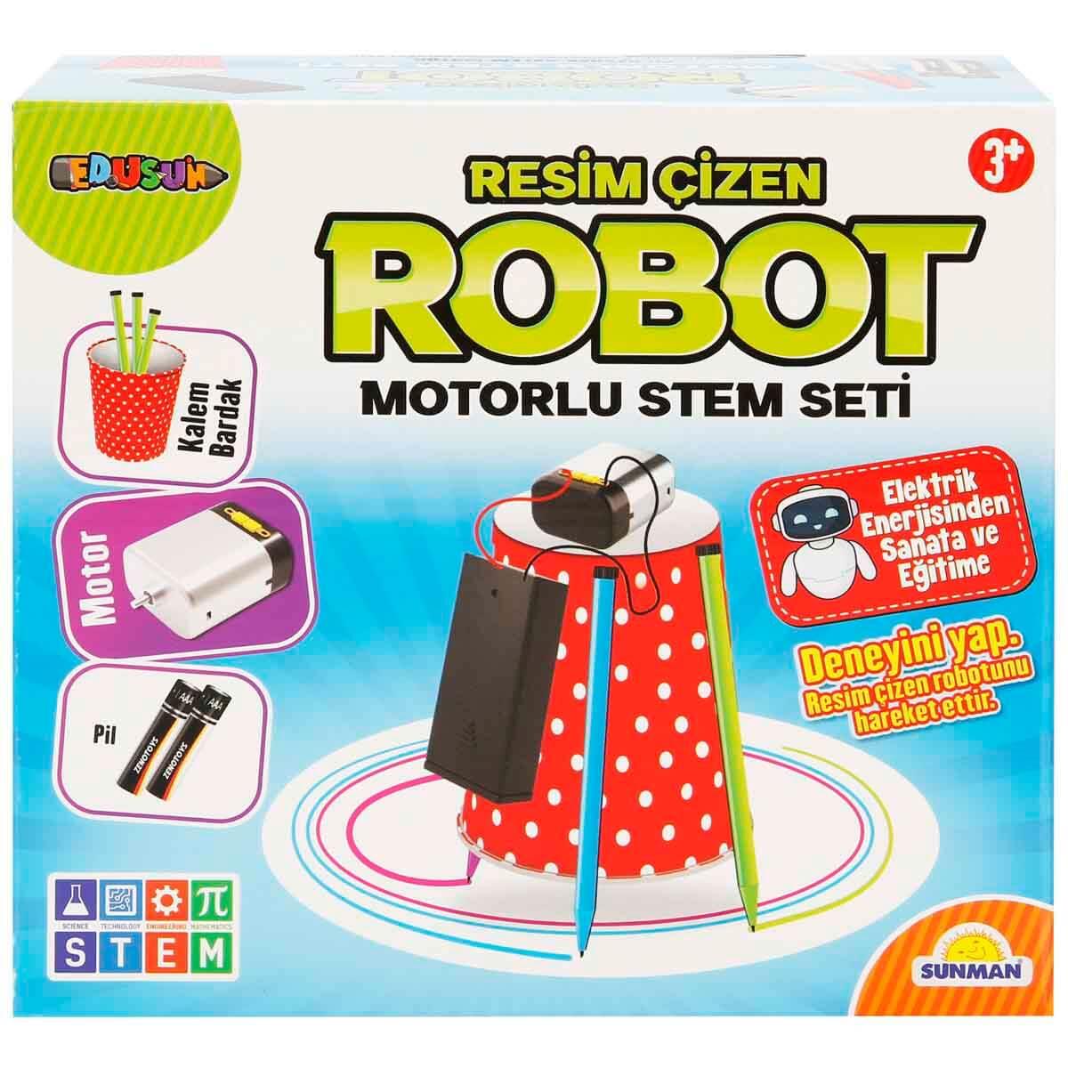 RESIM CIZEN ROBOT MOTORLU STEM SETI Diğer S00005066