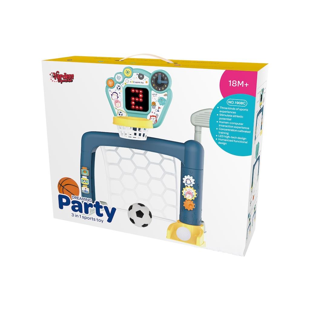 Vardem Futbol, Basketbol ve Golf Oyun Seti (3 Oyun 1 Arada) Vardem BAO-1908C