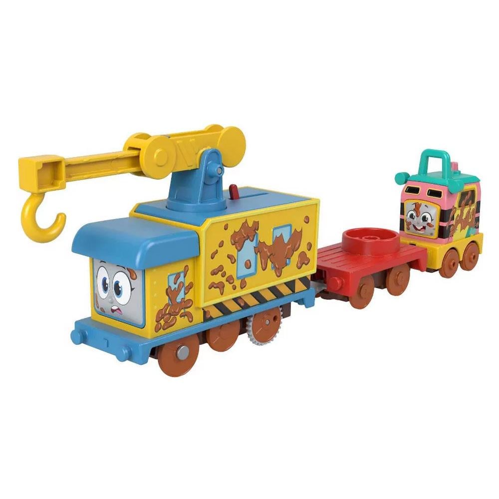 Thomas ve Arkadaşları Büyük Tekli Tren Eğlenceli Karakterler Muddy Fix-Em HFX92-HHN43 Thomas Friends HHN43