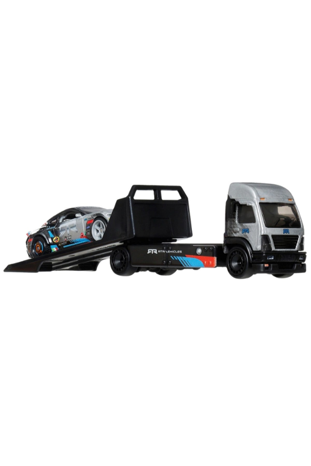 Hot Wheels Team Transport 2024 Ford Mustang RTR Spec 5 FD & Aero Lift FLF56-JHX92 Hot Wheels JHX92