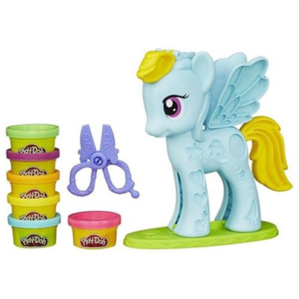 Play-Doh Rainbow Dash Saç Stüdyosu