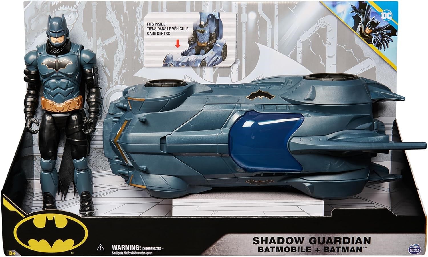 DC Batman Batmobile Araba ve Aksiyon Figürü 6070521 Spin Master SPM 6070521