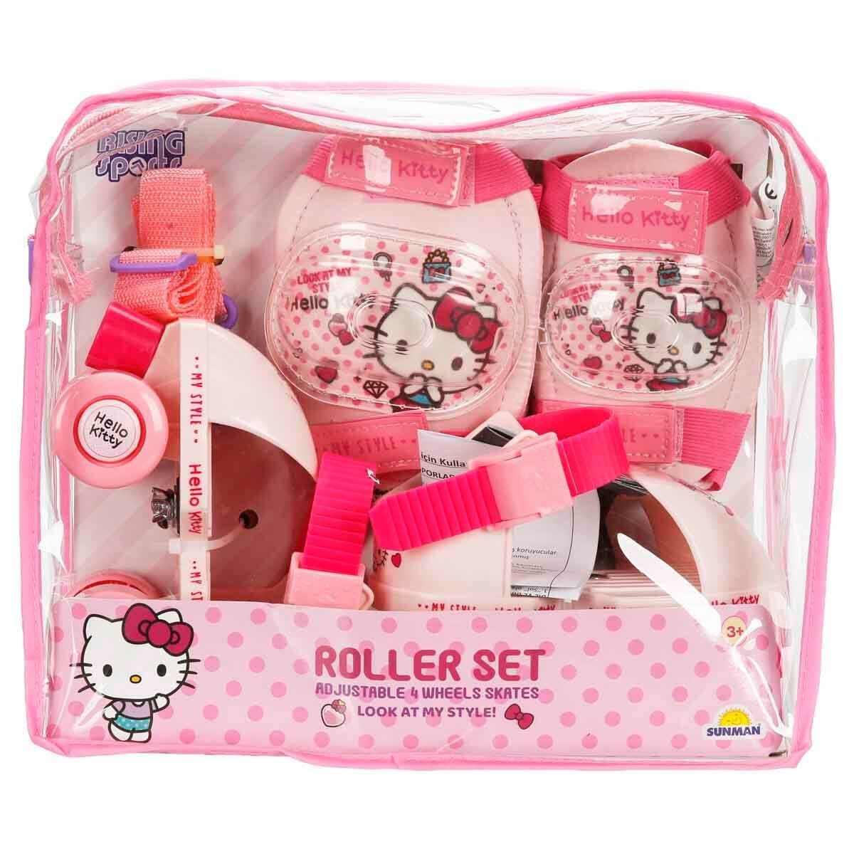 SUNMAN RISING SPORTS HELLO KITTY CANTALI 4 TEKERLEKLI PATEN SETI 25-31 Diğer S00006421
