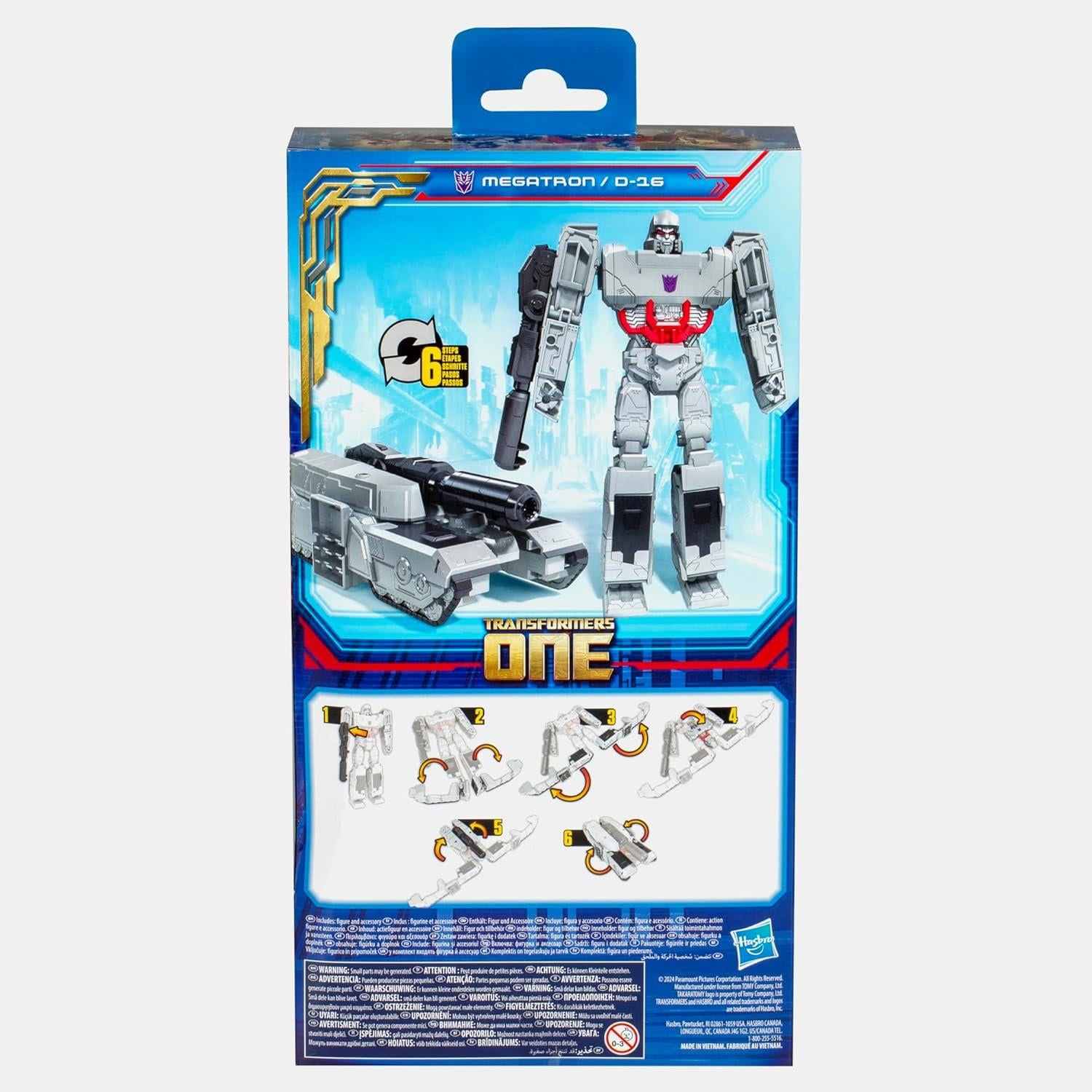 Transformers One Mega Changer Megatron D-16 F8612-F8698 Transformers F8698