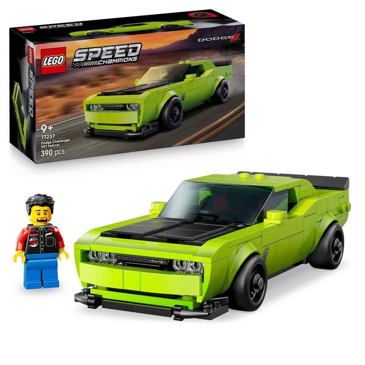 LEGO SPEED CHAMPIONS DODGE CHALLENGER SRT HELLCAT SPOR ARABA 77237 Diğer LSR77237