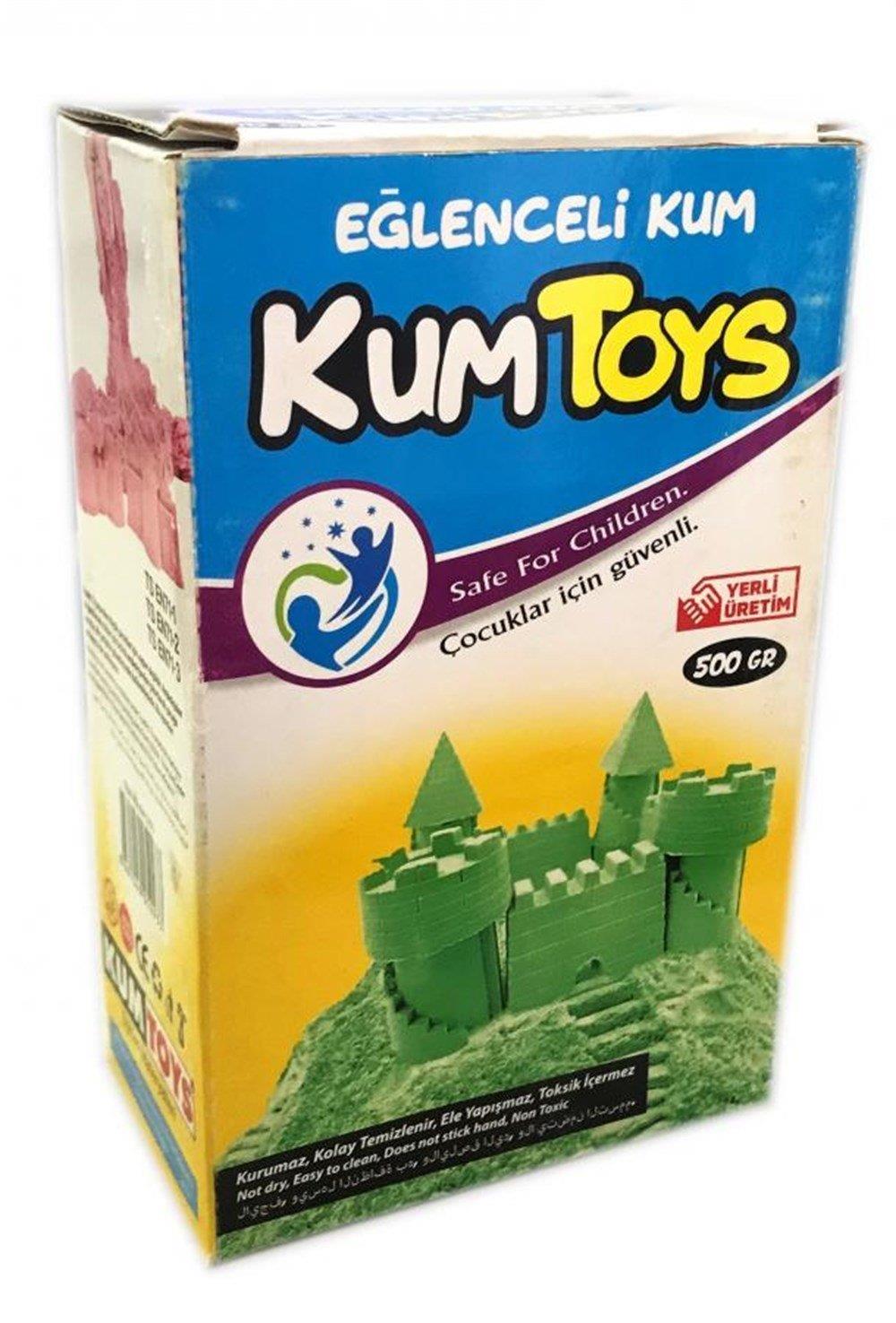 KUMTOYS KINETIK KUM 500GR YESIL Diğer KM5293 Y
