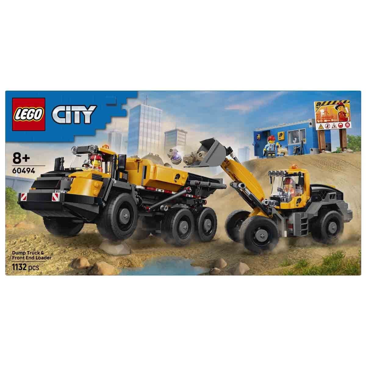 LEGO City Damperli Kamyon ve Ön Yükleyici 60494 Lego LSC60494