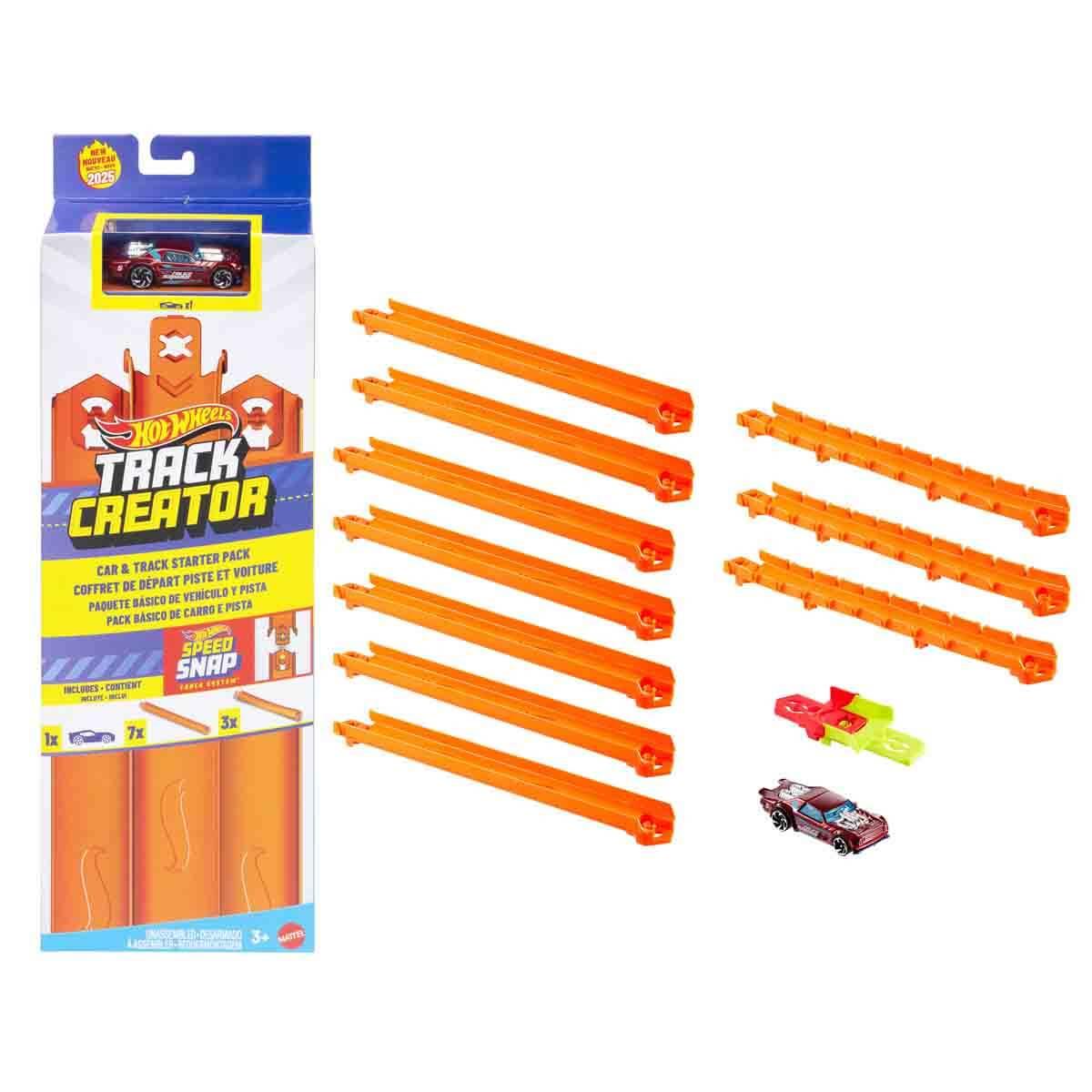 HOT WHEELS TRACK CREATOR ARABA VE PIST BASLANGIC PAKETI JDW43 Diğer JDW43