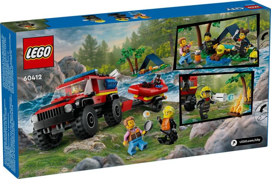 LEGO CITY 4X4 KURTARMA BOTLU ITFAIYE KAMYONU 60412 Diğer LSC60412