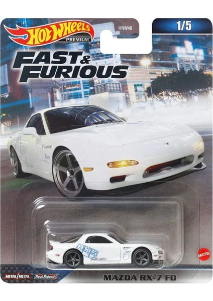 HOT WHEELS FAST & FURIOUS PREMIUM ARABALAR MAZDA RX7 HNW46-JBL93 Diğer JBL93