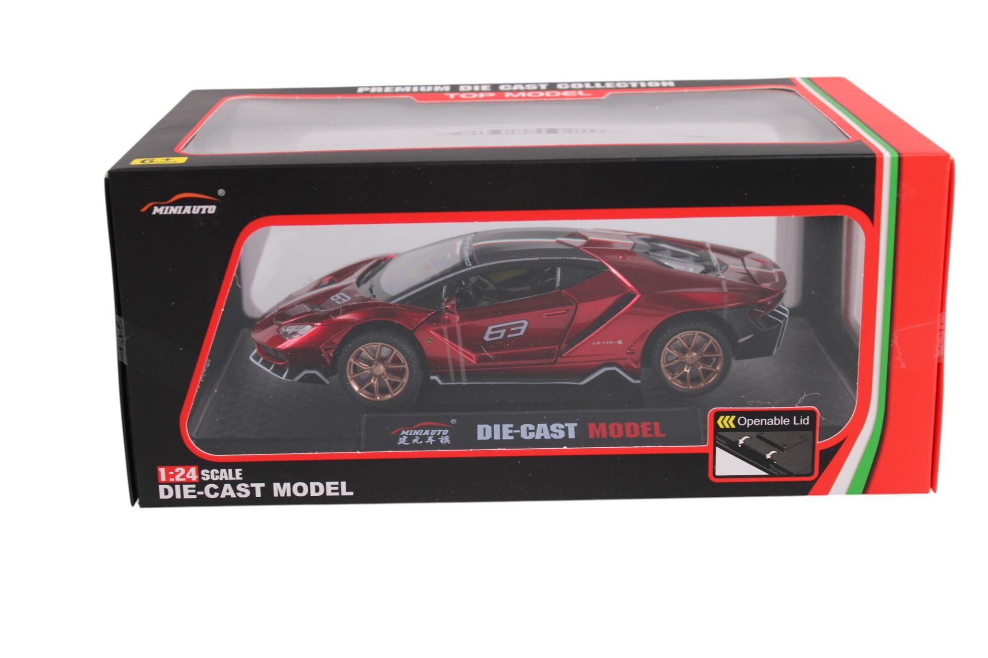 LAMBORGHINI 1:24 ISIKLI SESLI KUTULU DC24283 Diğer KZL DC24283