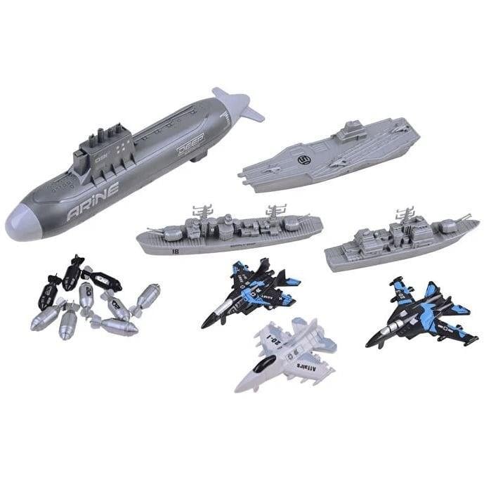 Deniz Altılı Kutulu Savaş Seti Kızılkaya KZL T074