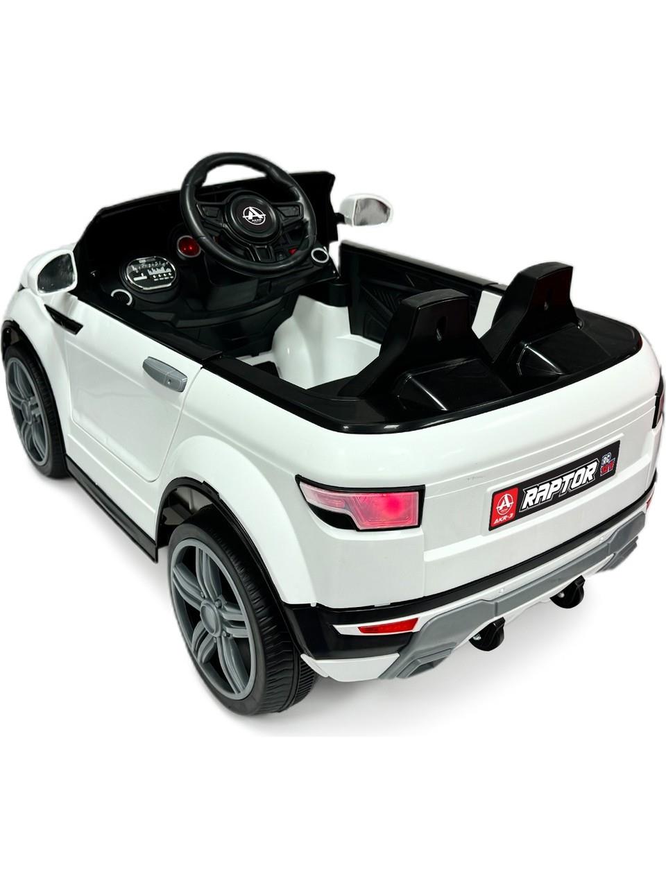 Raptor 12V Uzaktan Kumandalı Akülü Jeep Beyaz Akar Oyuncak AKR 96 339 B