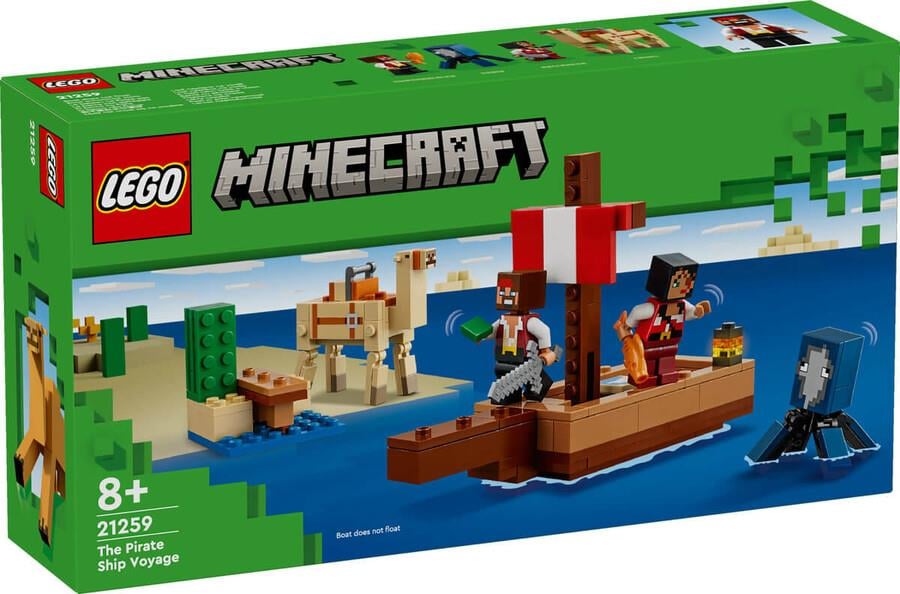 LEGO MINECRAFT KORSAN GEMISI YOLCULUGU 21259 Diğer LMN21259