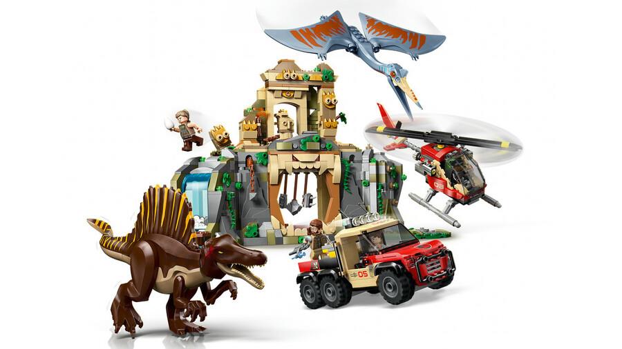 LEGO JURASSIC WORLD SPINOSAURUS VE QUETZALCOATLUS HAVA GOREVI 76976 Diğer LJW76976