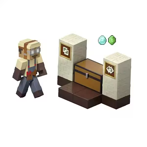 MINECRAFT FIGURLER IKILI PAKET DUSTERS LOOT STASH GTT53-JKK08 Diğer JKK08