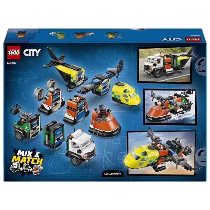 LEGO CITY UCAK SERVIS KAMYONU VE HOVERKRAFT KARISIMI 60505 Diğer LSC60505
