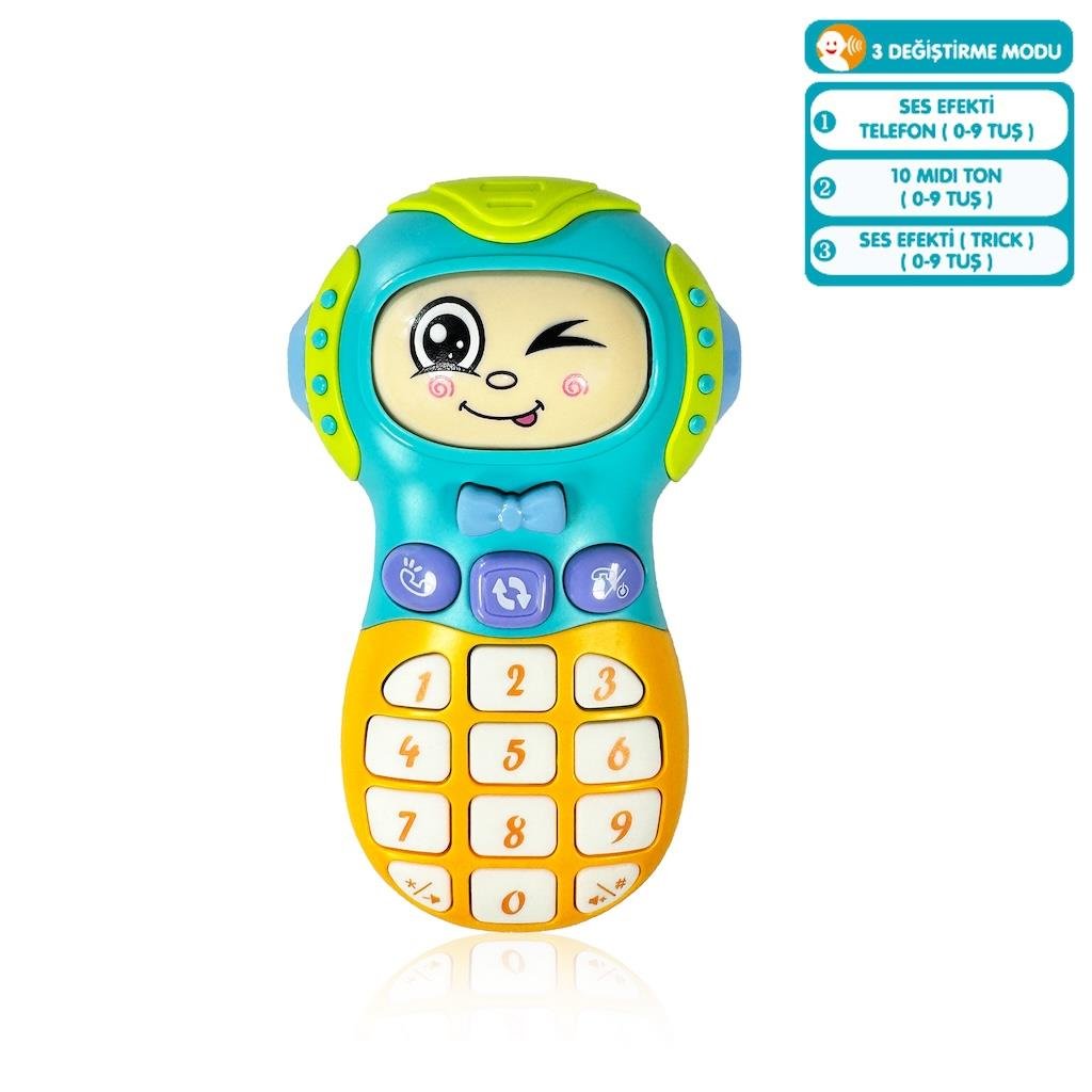 Işıklı ve Müzikli Cep Telefonu Bebek Piyanosu Vardem JLG 855 40A