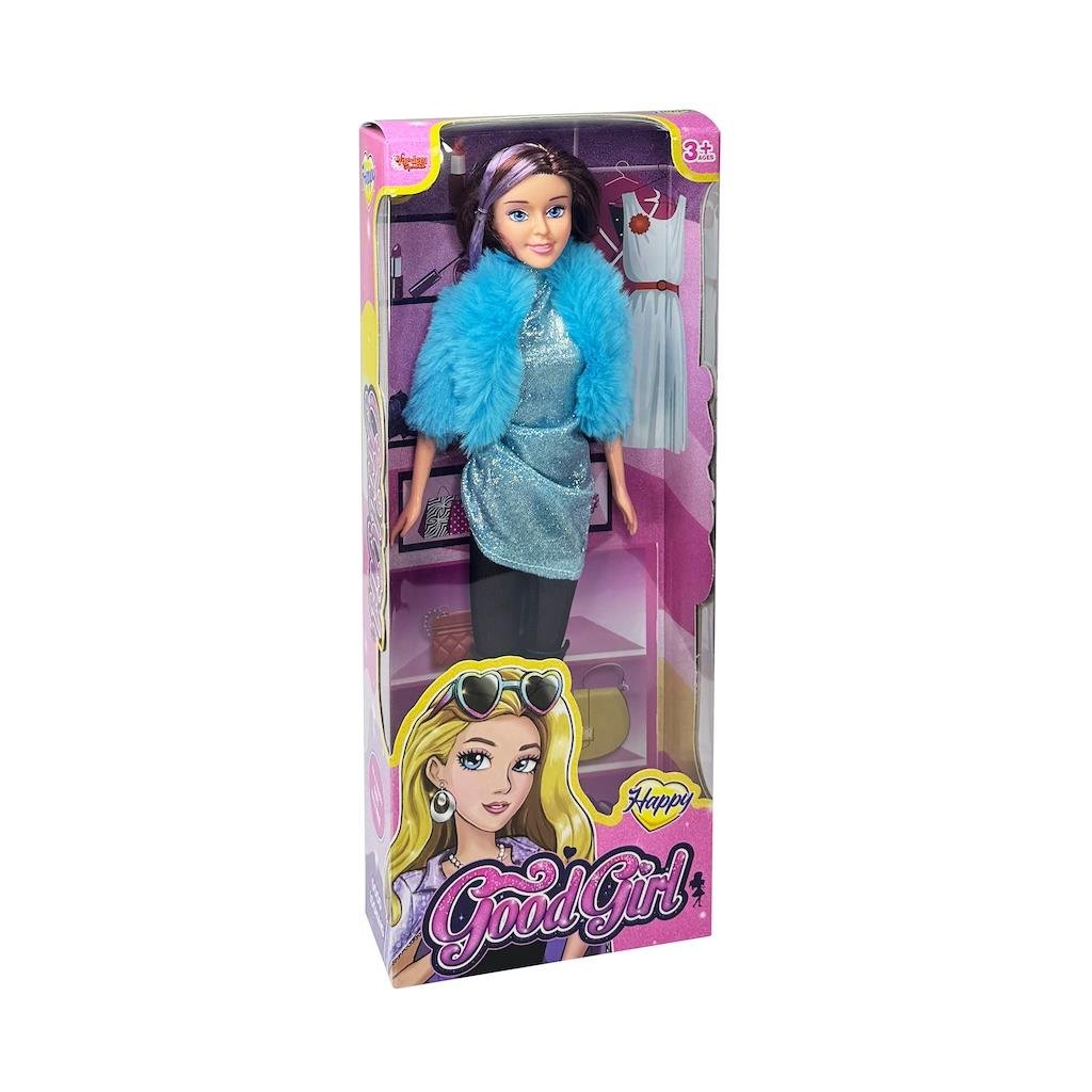 VARDEM KUTULU 29CM PARLAK DRAPE ELBISELI BEBEK 66771 Diğer WG 66771