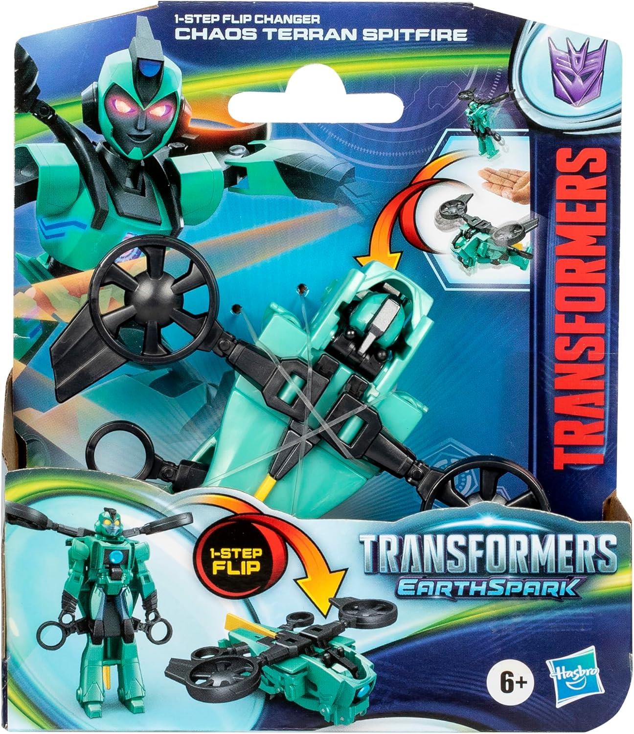 Transformers Earthspark Tek Adımda Dönüşen Fi̇gür Chaos Terran Spitfire F6229-F8663 Transformers F8663