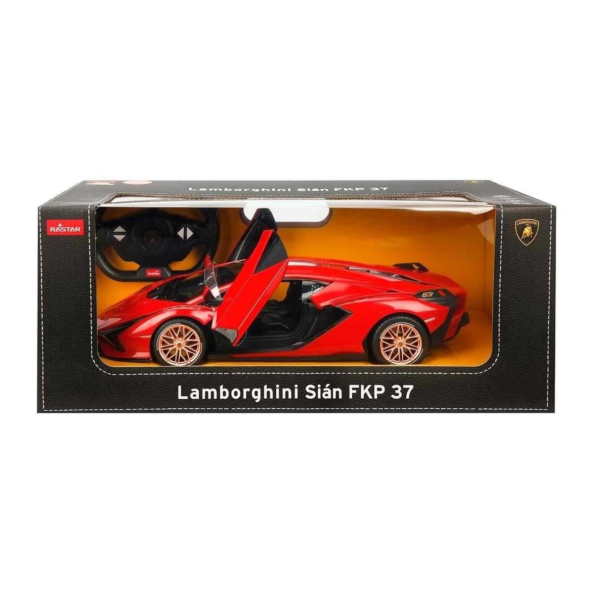 1:14 Lamborghini Sian FK37 2.4GHZ Işıklı 2R Uzaktan Kumandalı Kırmızı Sunman S00097700 K