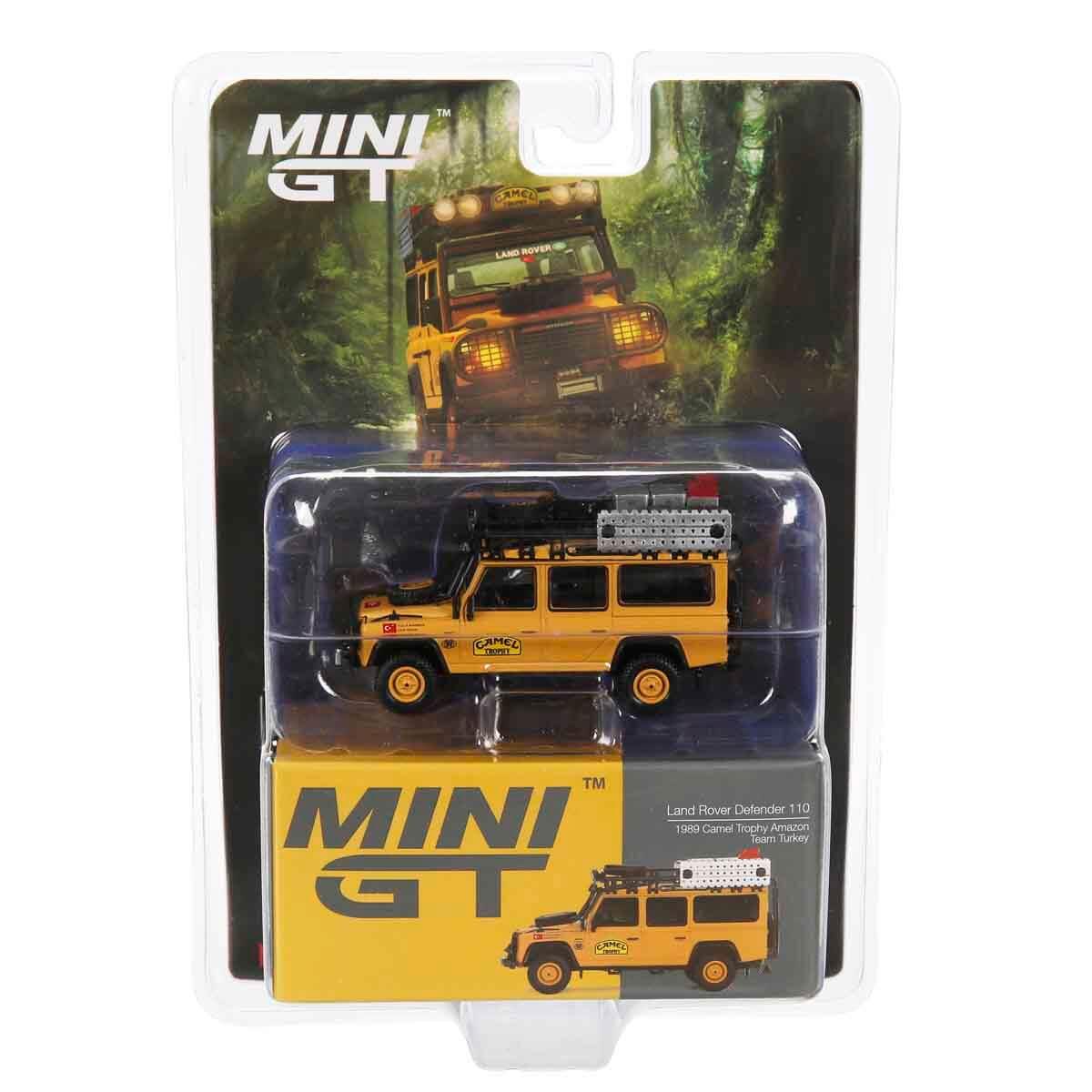 MINI GT 1:64 LAND ROVER DEFENDER 110 1989 CAMEL TROPHY AMAZON TEAM TURKEY MGT00856 Diğer MGT00856