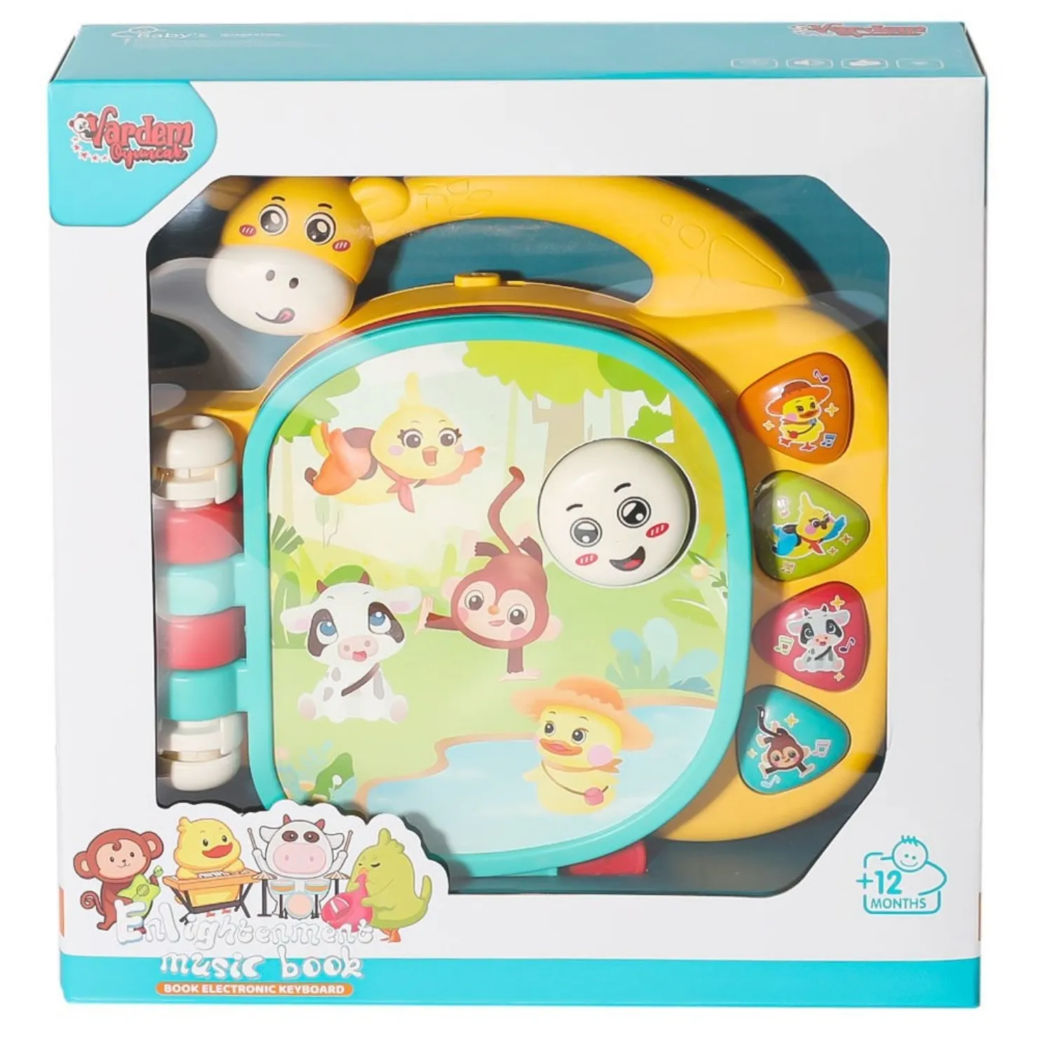 ISIKLI VE MUZIKLI KUT. ZURAFA KITAPLI BEBEK PIYANOSU Diğer JLG 855 162A