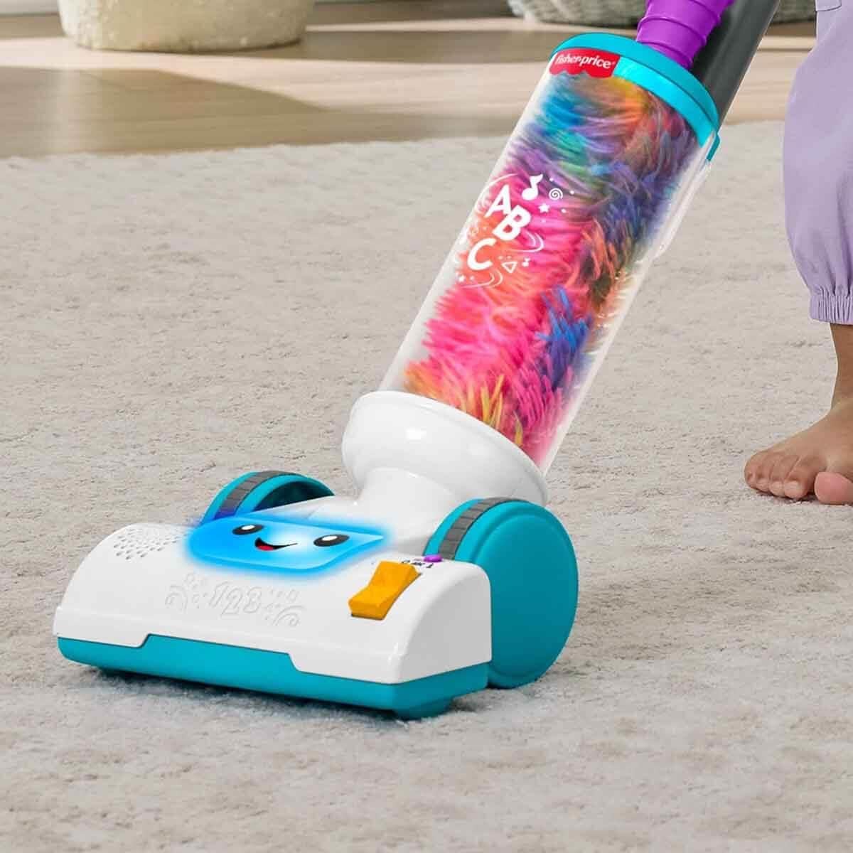 Fisher Price Sesli ve Işıklı Eğlen ve Öğren Süpürge JMM35 Fisher Price JMM35