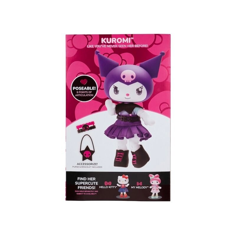Hello Kitty 20 cm Figür Kuromi HKTH8000-HKT0704 Giochi Preziosi HKT0704