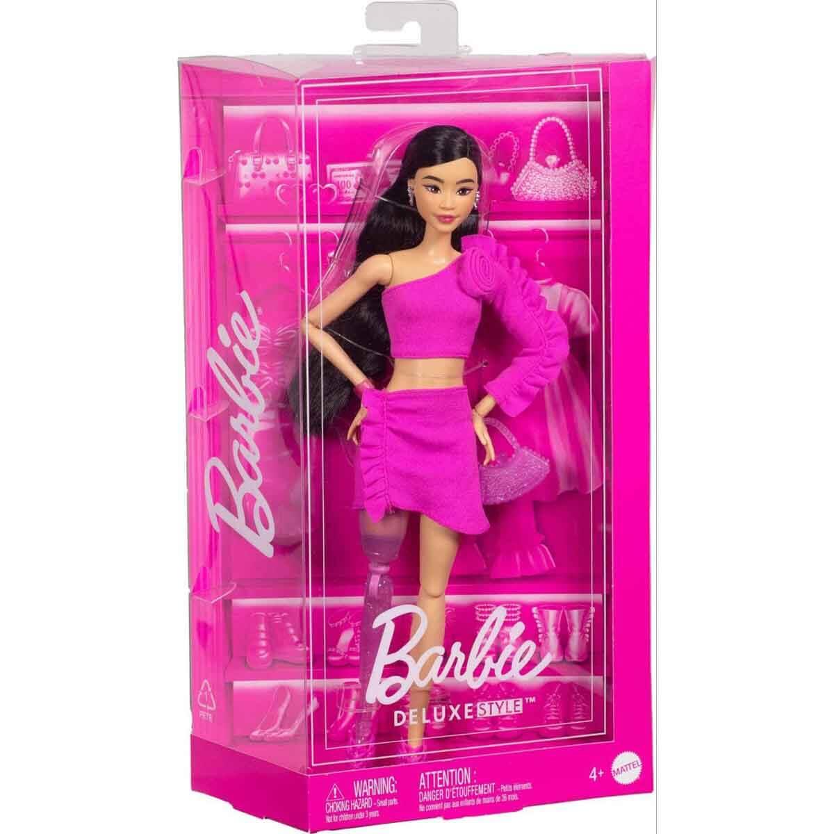BARBIE DELUXE STYLE ISILTILI PROTEZ BACAKLI BEBEK HYV24-HYV26 Diğer HYV26