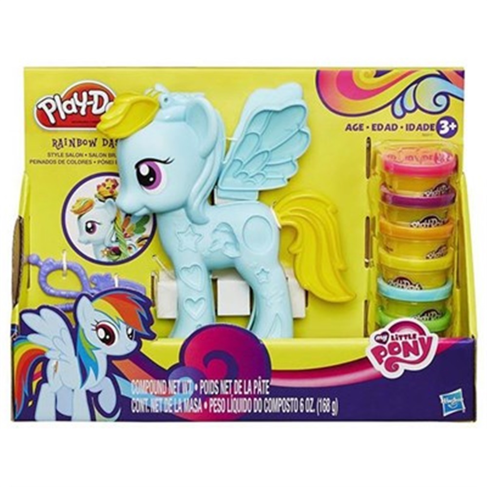 Play-Doh Rainbow Dash Saç Stüdyosu