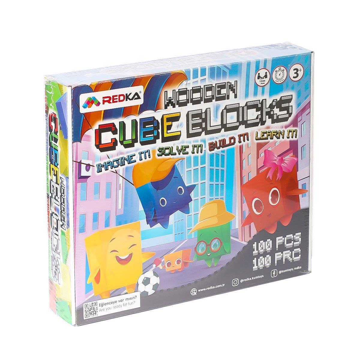 REDKA WOODEN CUBE BLOCKS Diğer RD5642