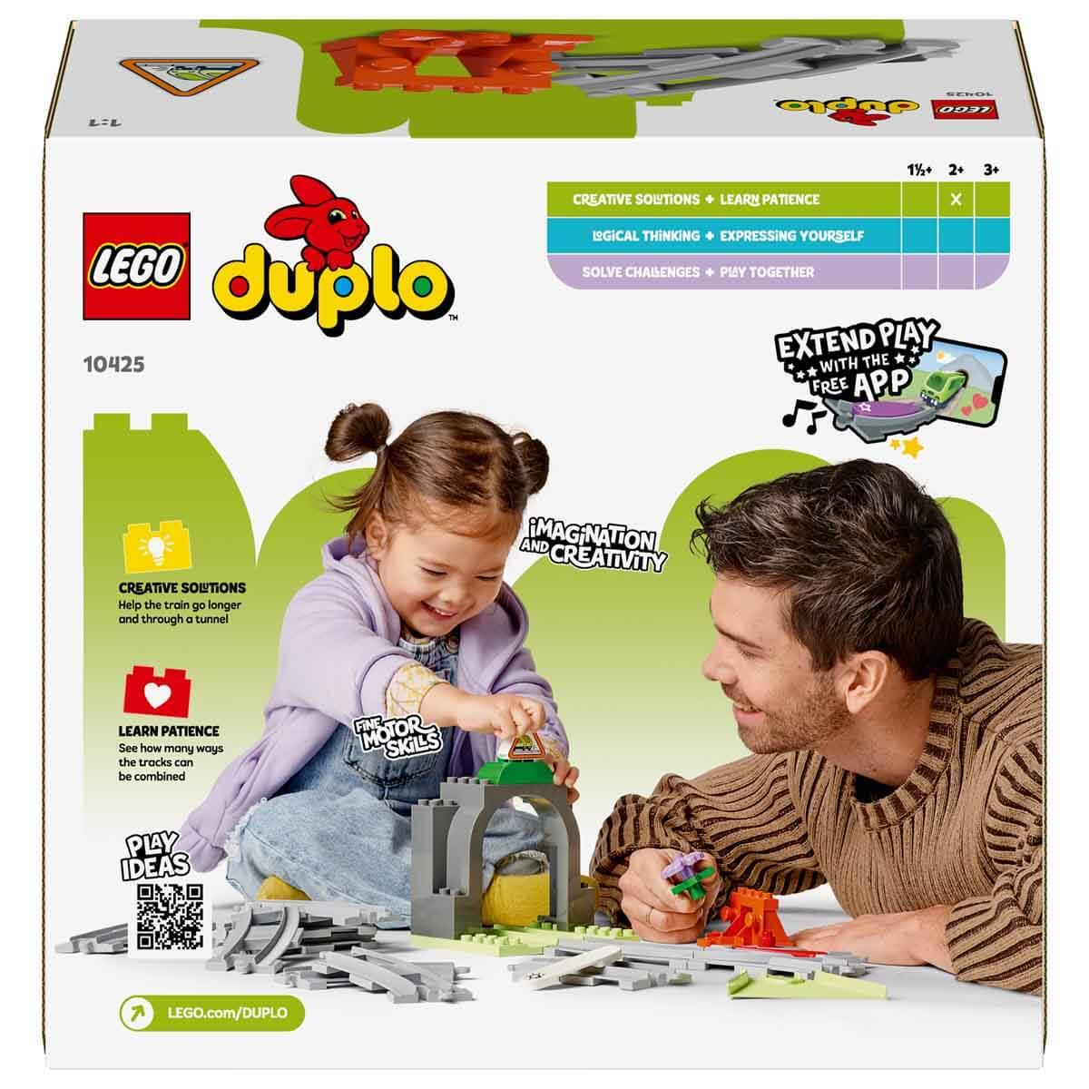 LEGO DUPLO KASABASI TREN TUNELI VE RAYLARI EK MACERA SETI 10425 Diğer LED10425