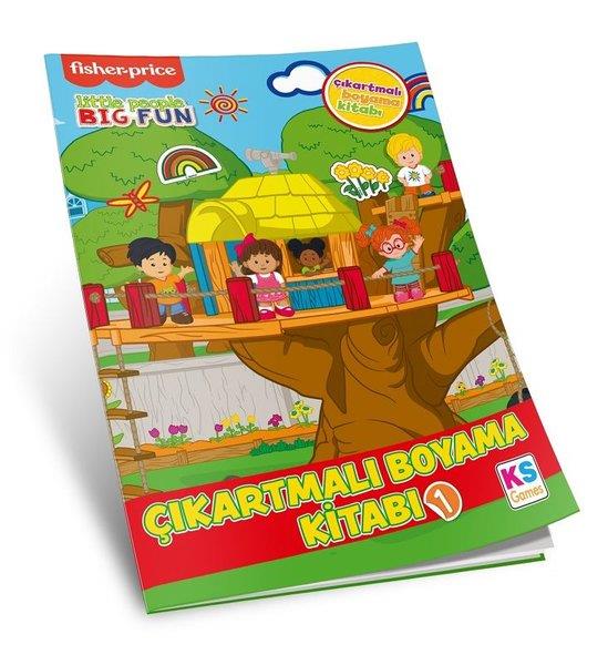FP LITTLE PEOPLE COLORING STICKER BOOK 1 Diğer FP 13443