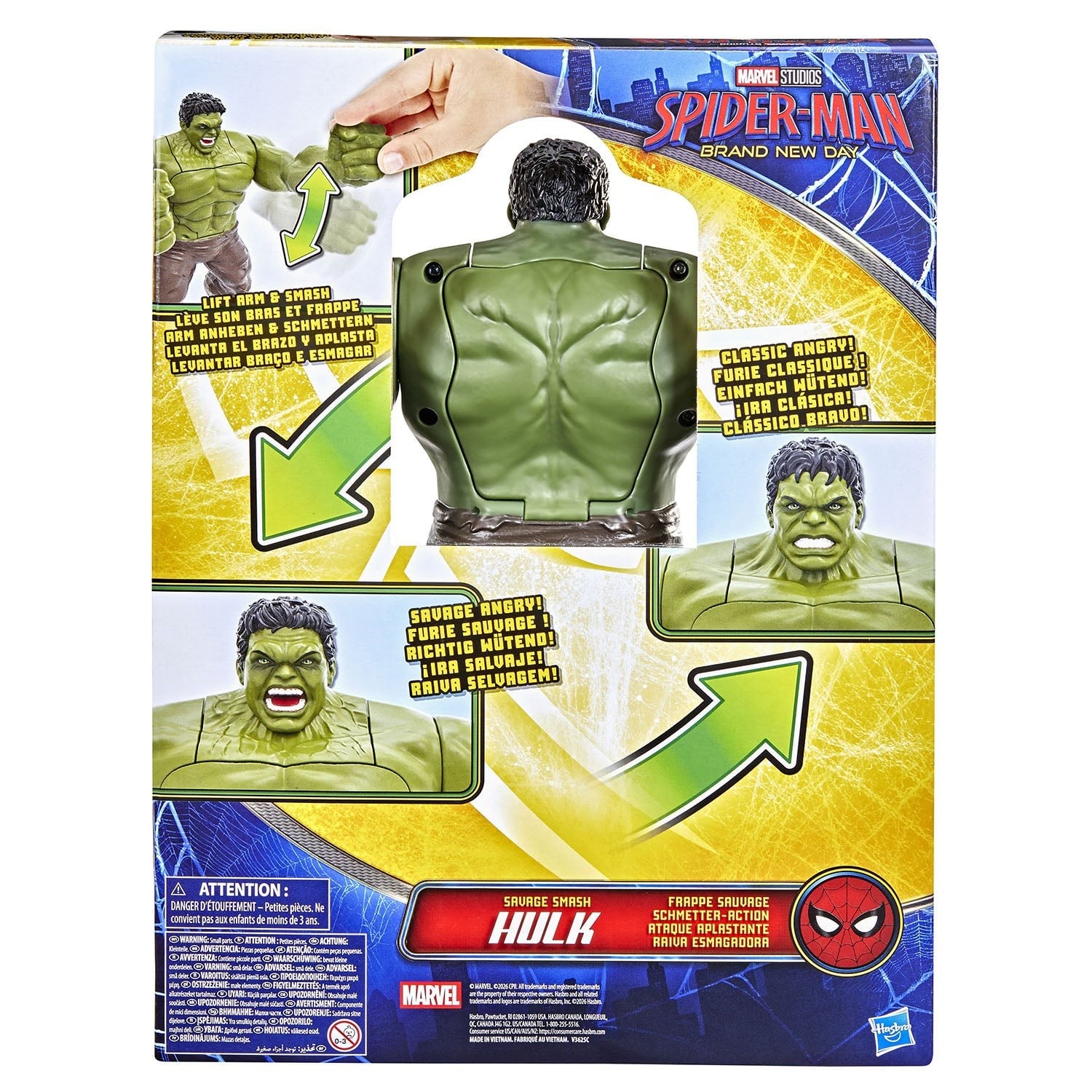 Spider-Man Brand New Day Savage Smash Hulk G2446 	Marvel G2446