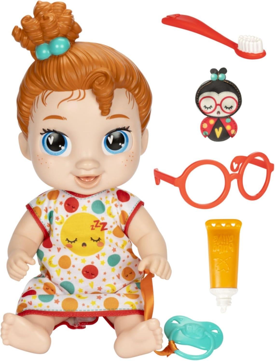 BABY ALIVE UYKUCU BEBEGIM KIZIL SACLI F9965 Diğer F9965