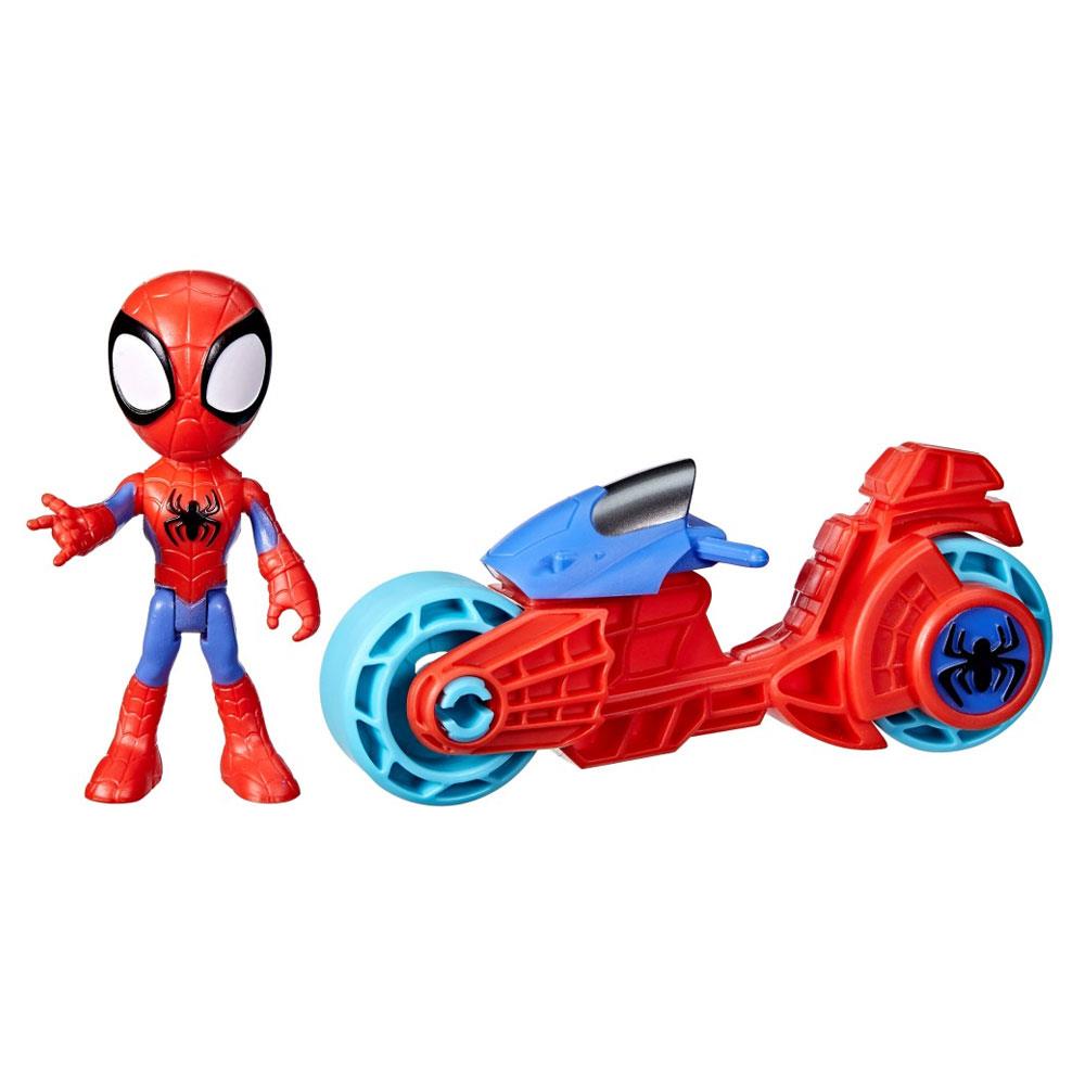 Spider And His Amazing Friends Motosiklet Ve Figür Spidey F6777-F7459 Hasbro F7459