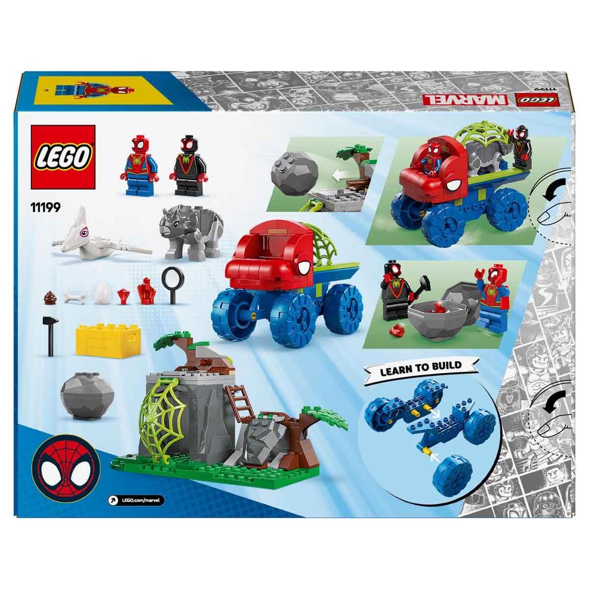 LEGO MARVEL SPIDEY VE INANILMAZ ARKADASLARI SPIDEY EKIBI DINOZOR KAMYONLU KURTARMA 11199 Diğer LSS11199