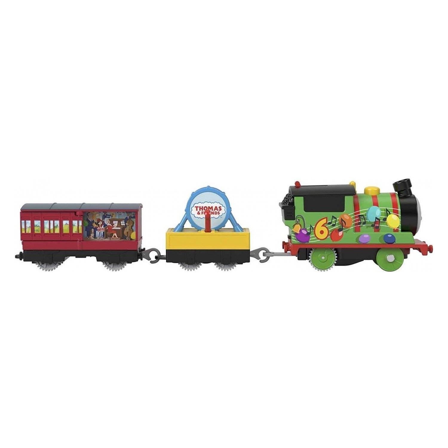 Thomas ve Arkadaşları Büyük Tekli Tren Eğlenceli Karakterler Party Train Percy HFX97-HDY72 Thomas Friends HDY72