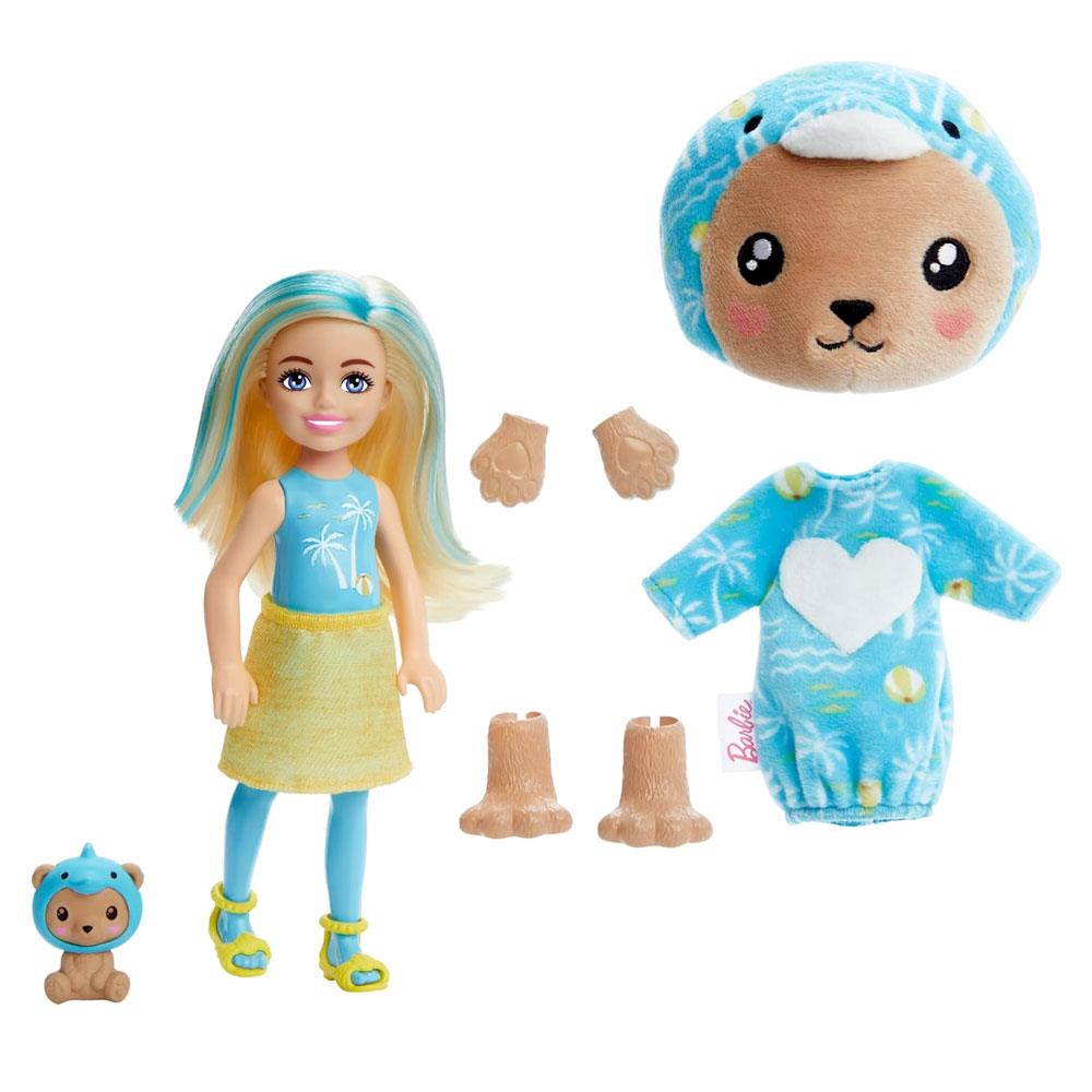 Barbie Chelsea Cutie Reveal Şirin Kostümler Serisi HRK27-HRK30 Barbie HRK30