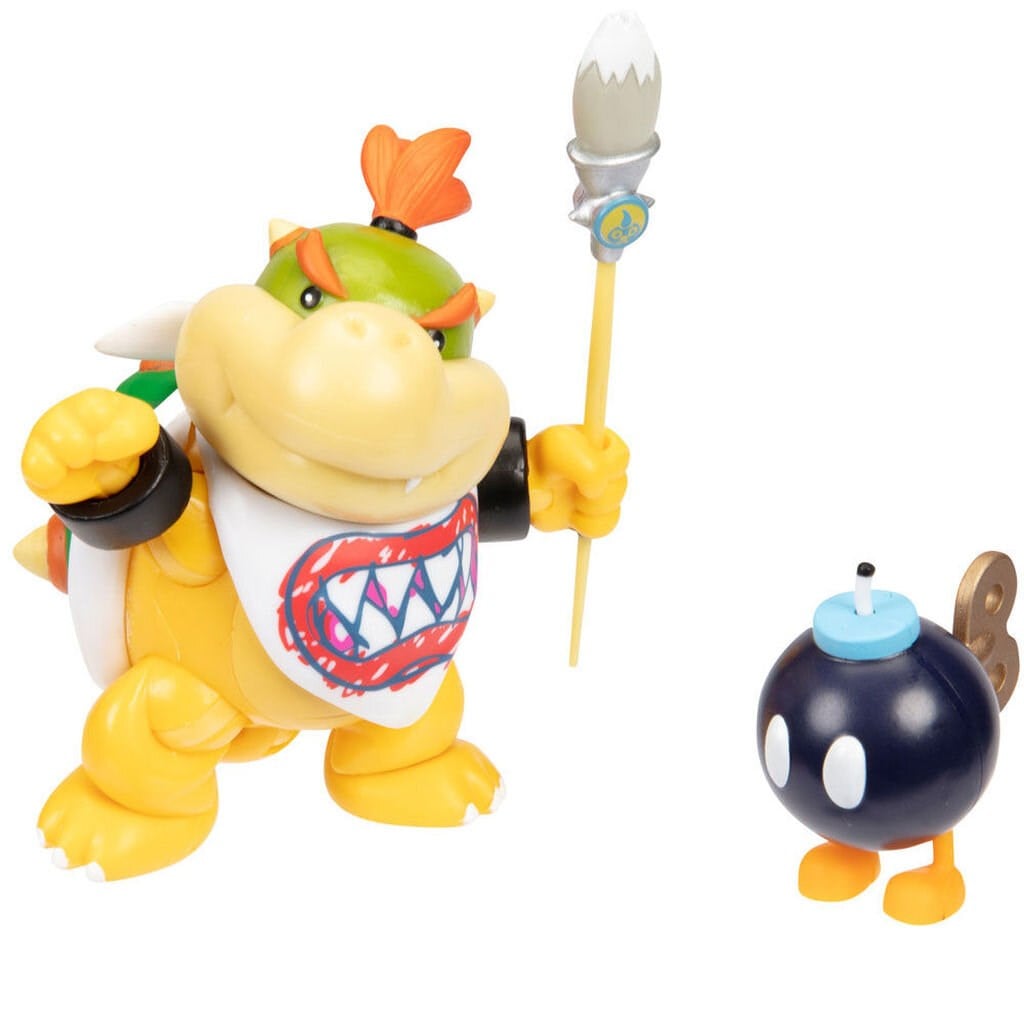 NINTENDO SUPER MARIO FIGURU BOYA FIRCASIYLA BIRLIKTE 10 CM 13261 Diğer NESL 13261
