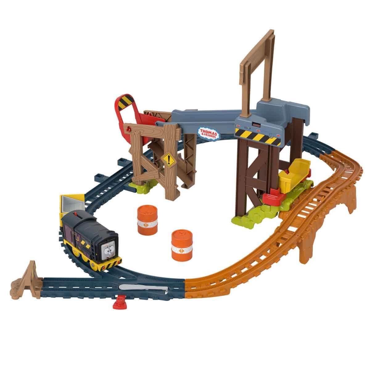 FISHER PRICE THOMAS VE ARKADASLARI DIESEL YUKLEME VE KALDIRMA INSAAT SETI JBW20 Diğer JBW20