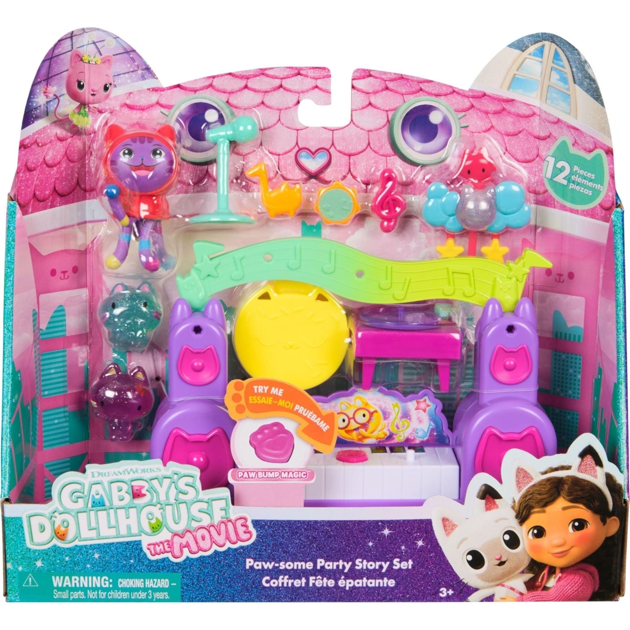 GABBYS DOLLHOUSE THE MOVIE PAW-SOME PARTY STORY PLAYSET 6074118 Diğer SPM 6074118