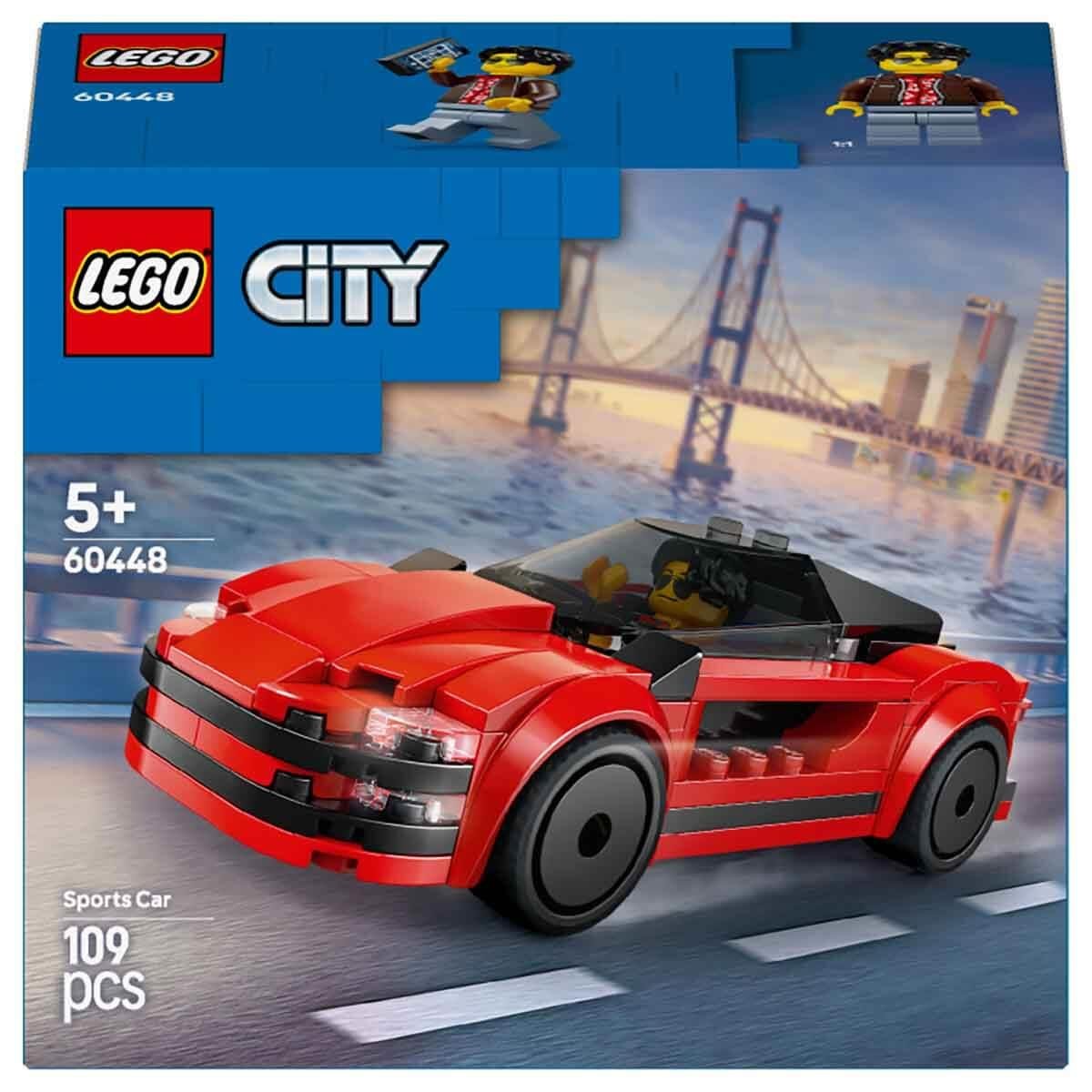 LEGO CITY KIRMIZ SPOR ARABA 60448 Diğer LSC60448